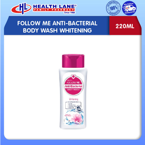 FOLLOW ME ANTI-BACTERIAL SABUN BADAN PEMUTIH (220ML)